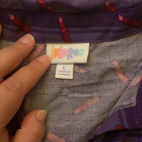 Lularoe Amy Button Up Top - Picture 4 of 4